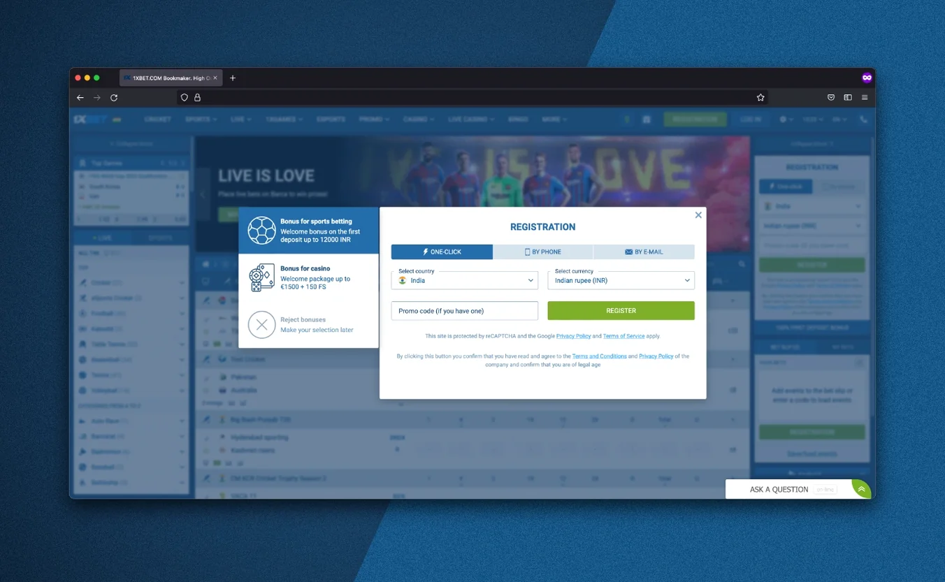 Registration window for IPL betting
