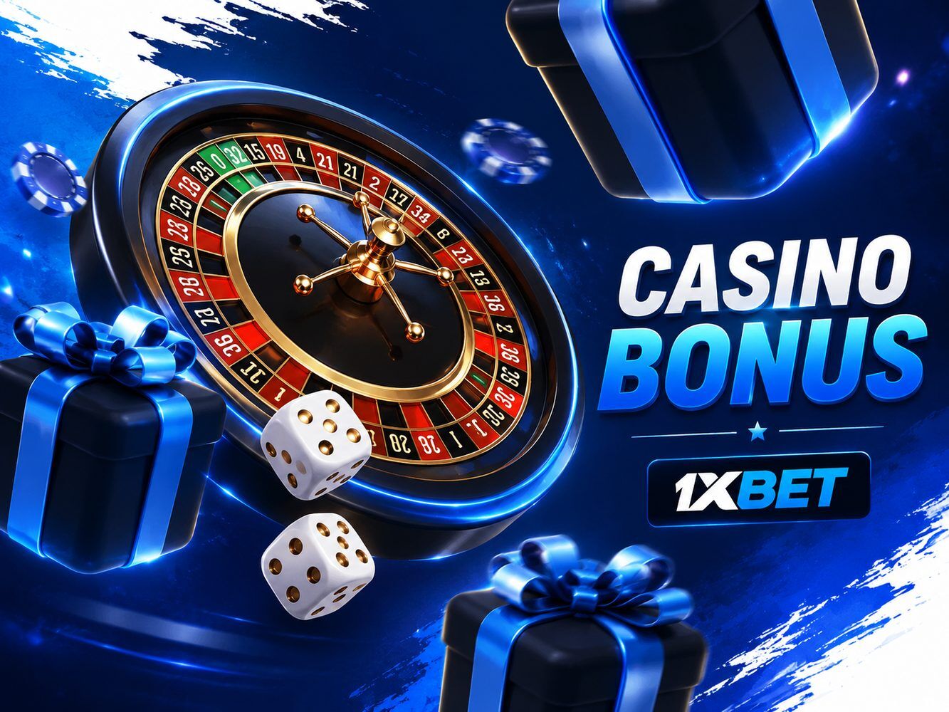 Casino Welcome Package for 1xBet players in this market