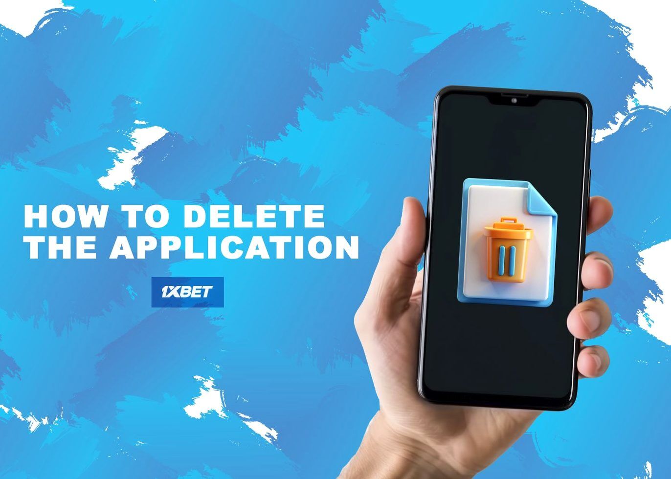 Deleting the application