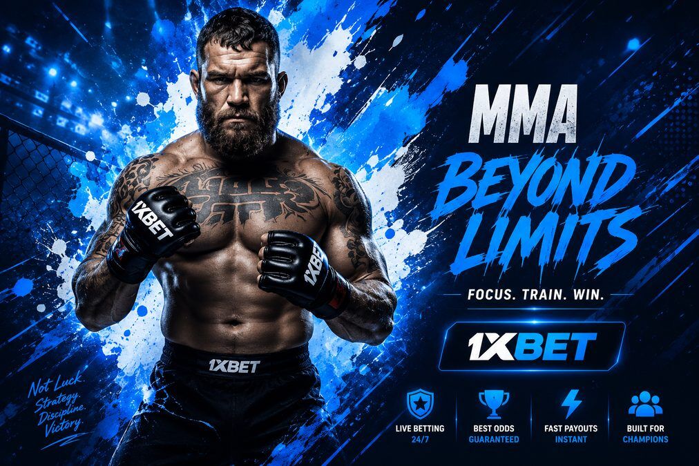 Place real-money MMA bets online at 1xBet